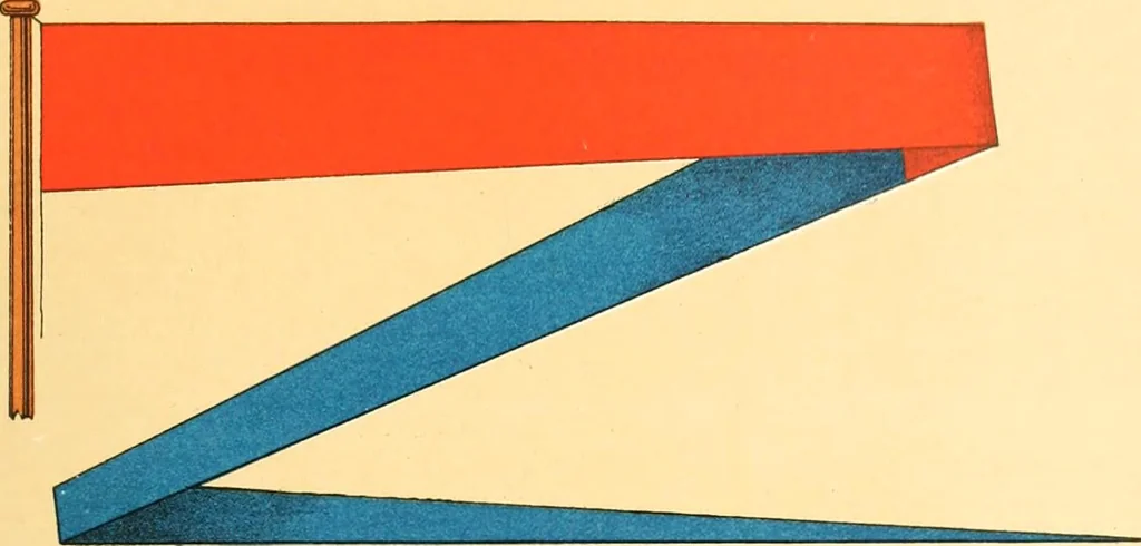An illustration from Drawings of the flags in use at the present time by various nations, 1916, leaf 409