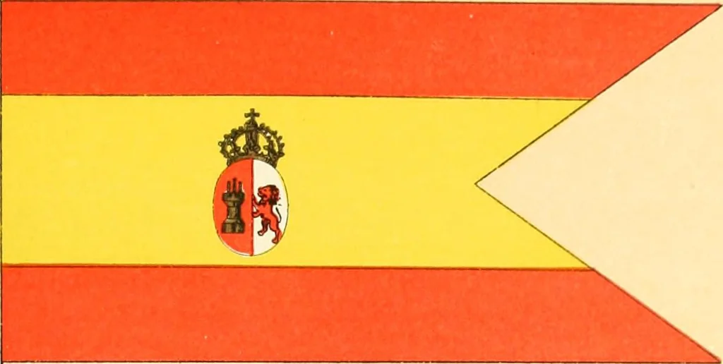 An illustration from Drawings of the flags in use at the present time by various nations, 1916, leaf 417