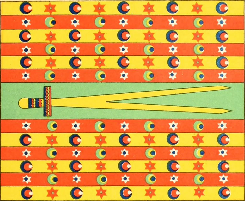 An illustration from Drawings of the flags in use at the present time by various nations, 1916, leaf 431