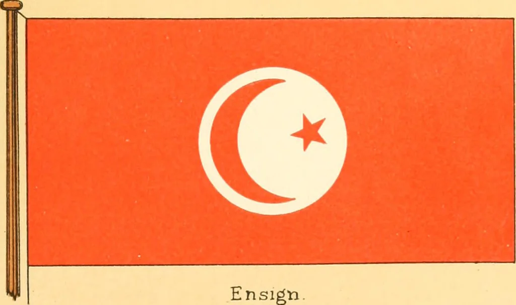 An illustration from Drawings of the flags in use at the present time by various nations, 1916, leaf 431
