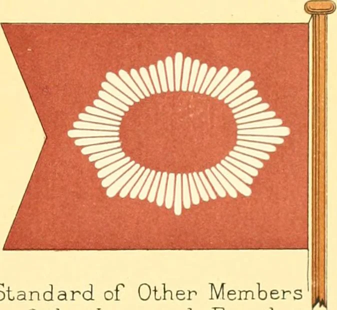 An illustration from Drawings of the flags in use at the present time by various nations, 1916, leaf 433