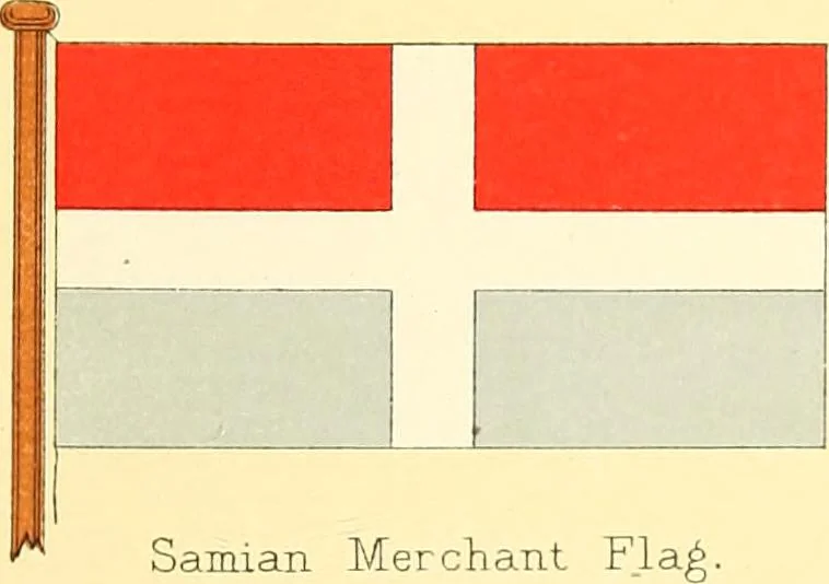 An illustration from Drawings of the flags in use at the present time by various nations, 1916, leaf 439