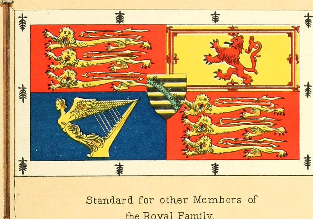 An illustration from Drawings of the flags in use at the present time by various nations, 1916, leaf 61