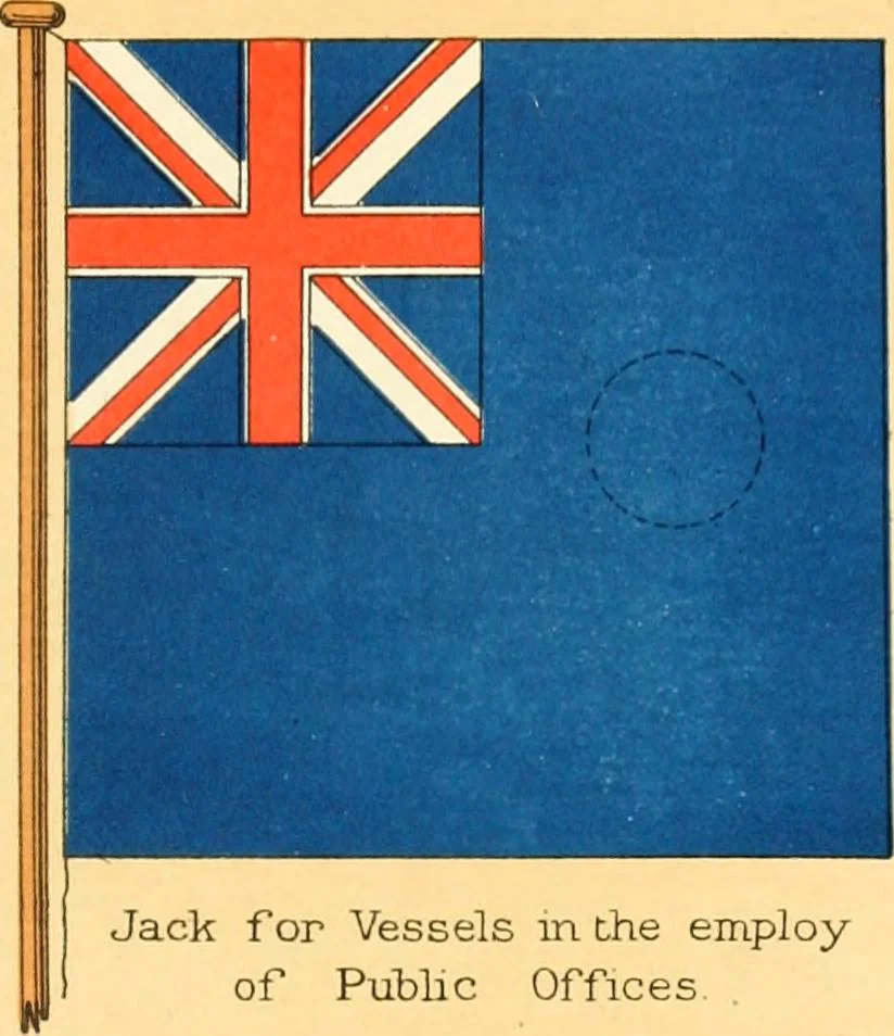 An illustration from Drawings of the flags in use at the present time by various nations, 1916, leaf 69