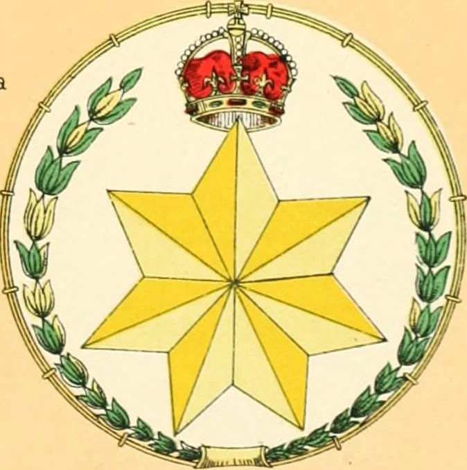 An illustration from Drawings of the flags in use at the present time by various nations, 1916, leaf 71