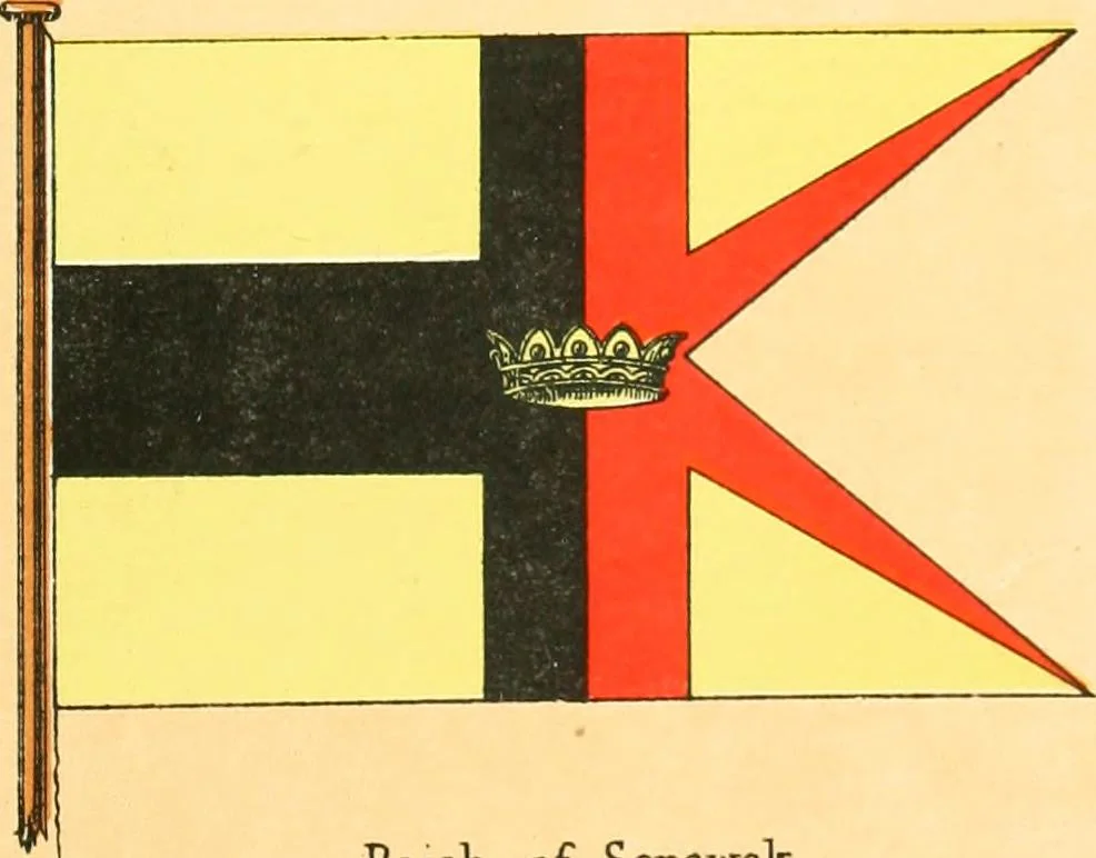 An illustration from Drawings of the flags in use at the present time by various nations, 1916, leaf 75