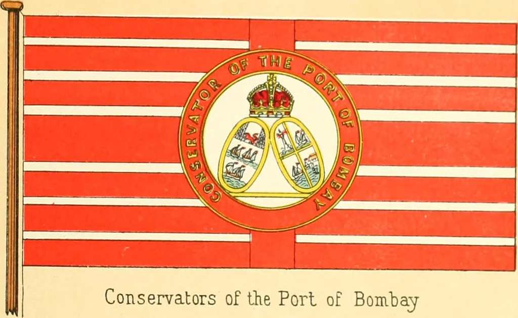 An illustration from Drawings of the flags in use at the present time by various nations, 1916, leaf 79