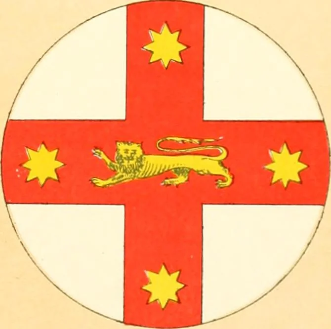 An illustration from Drawings of the flags in use at the present time by various nations, 1916, leaf 81