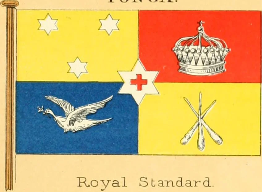 An illustration from Drawings of the flags in use at the present time by various nations, 1916, leaf 87