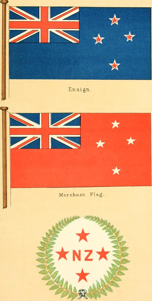 An illustration from Drawings of the flags in use at the present time by various nations, 1916, leaf 97