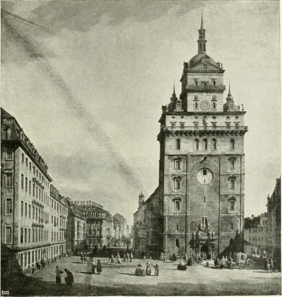 An illustration from Dresde, Freiberg & Meissen, 1911, leaf 11