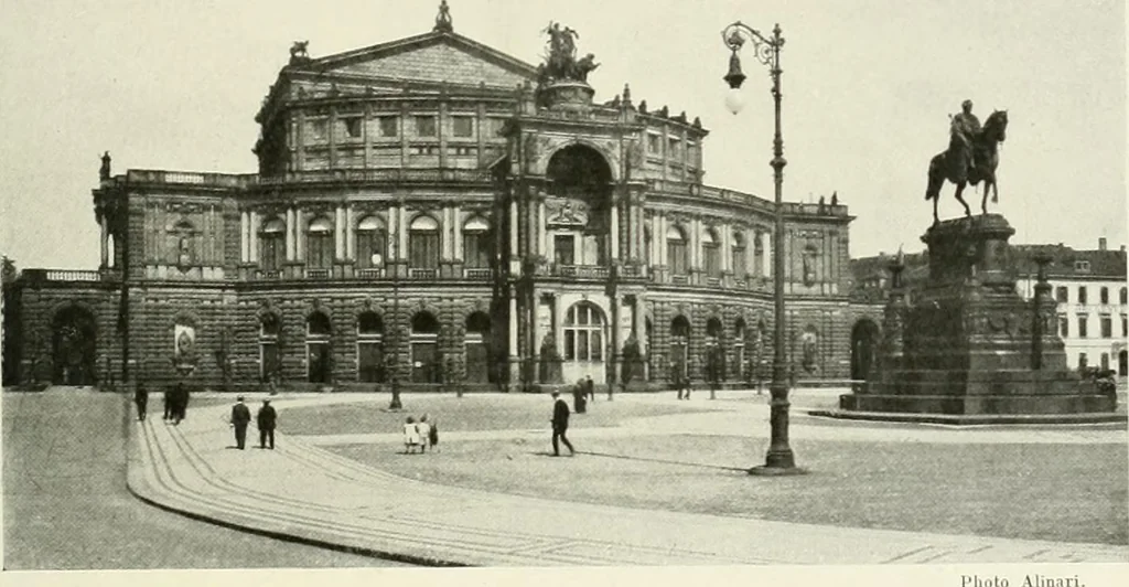 An illustration from Dresde, Freiberg & Meissen, 1911, leaf 121