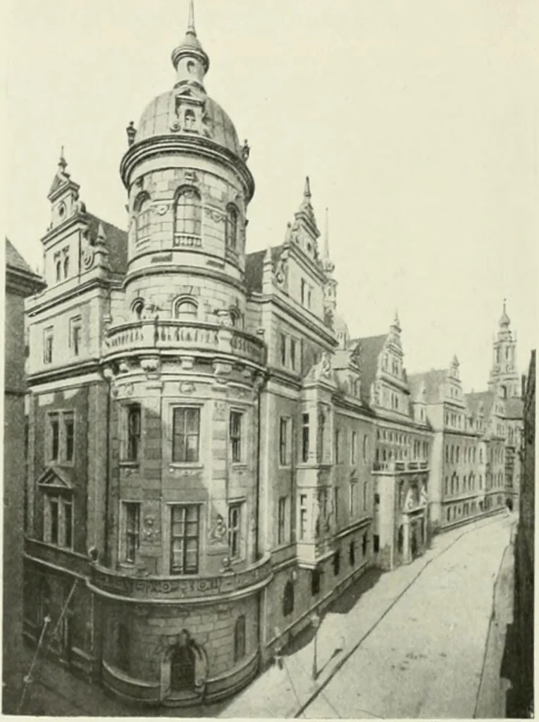 An illustration from Dresde, Freiberg & Meissen, 1911, leaf 124