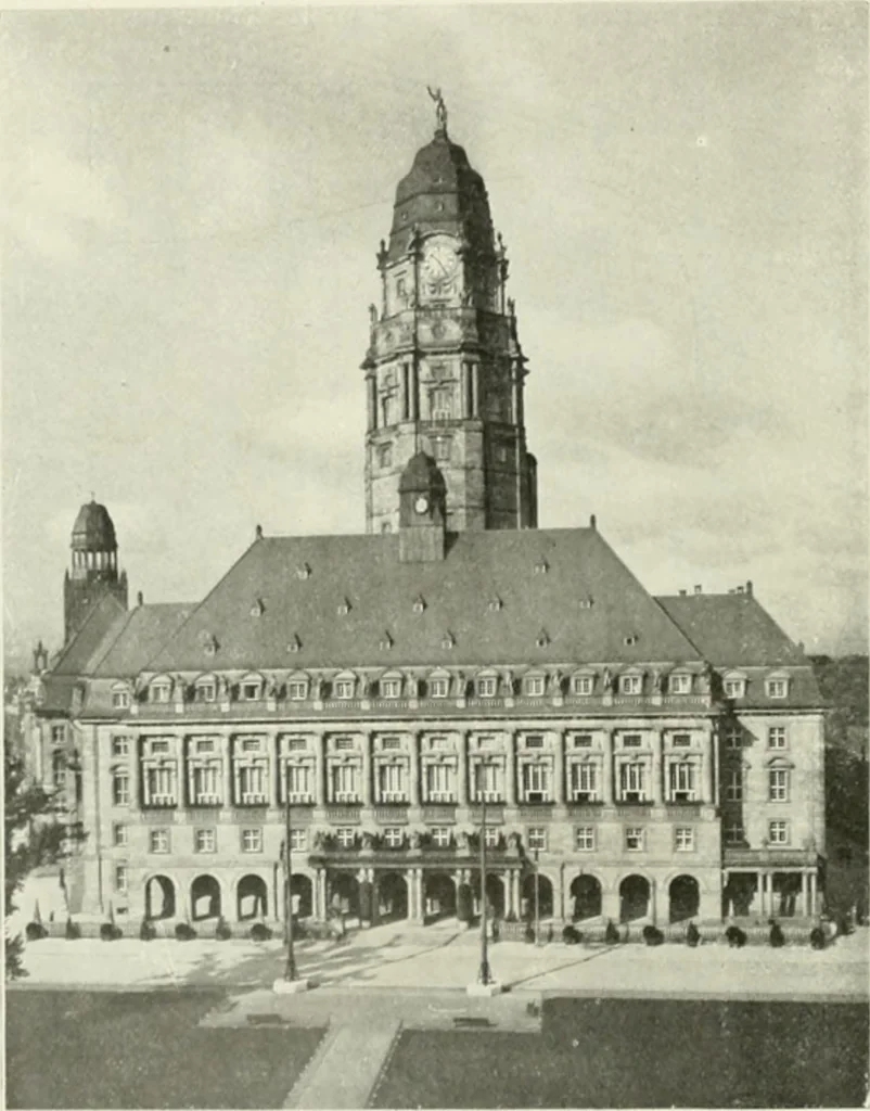 An illustration from Dresde, Freiberg & Meissen, 1911, leaf 128