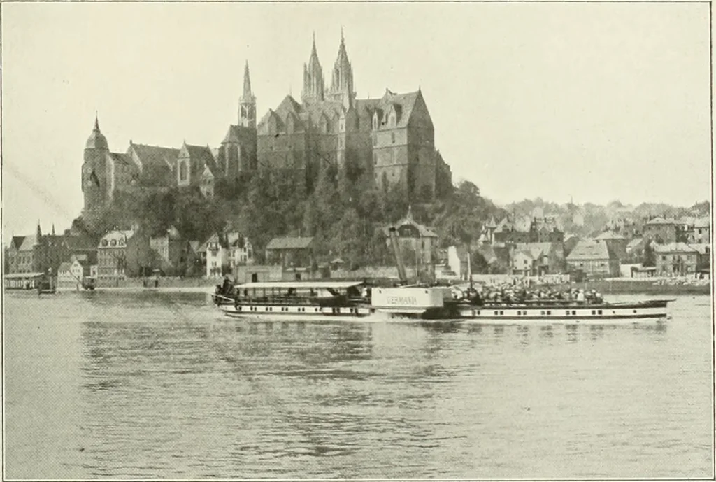 An illustration from Dresde, Freiberg & Meissen, 1911, leaf 155
