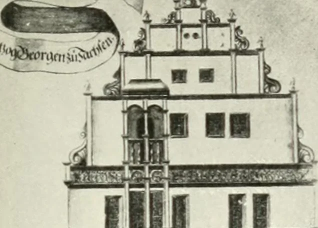 An illustration from Dresde, Freiberg & Meissen, 1911, leaf 23
