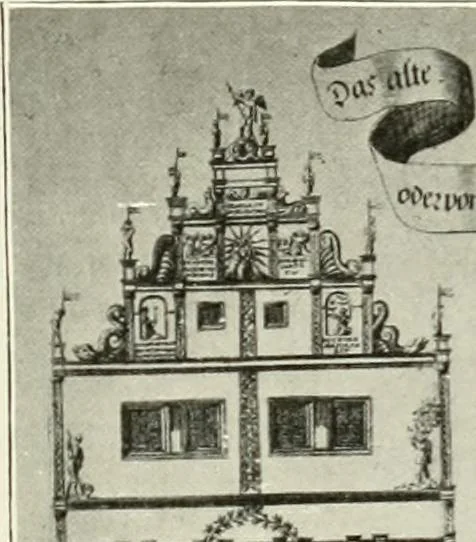 An illustration from Dresde, Freiberg & Meissen, 1911, leaf 23