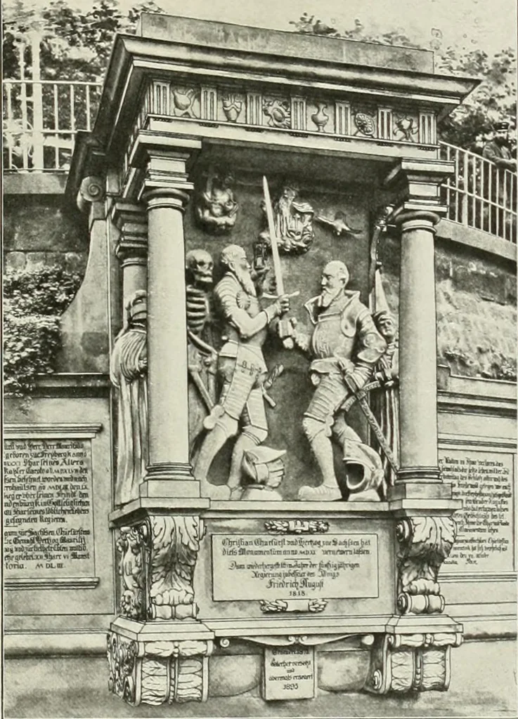 An illustration from Dresde, Freiberg & Meissen, 1911, leaf 33
