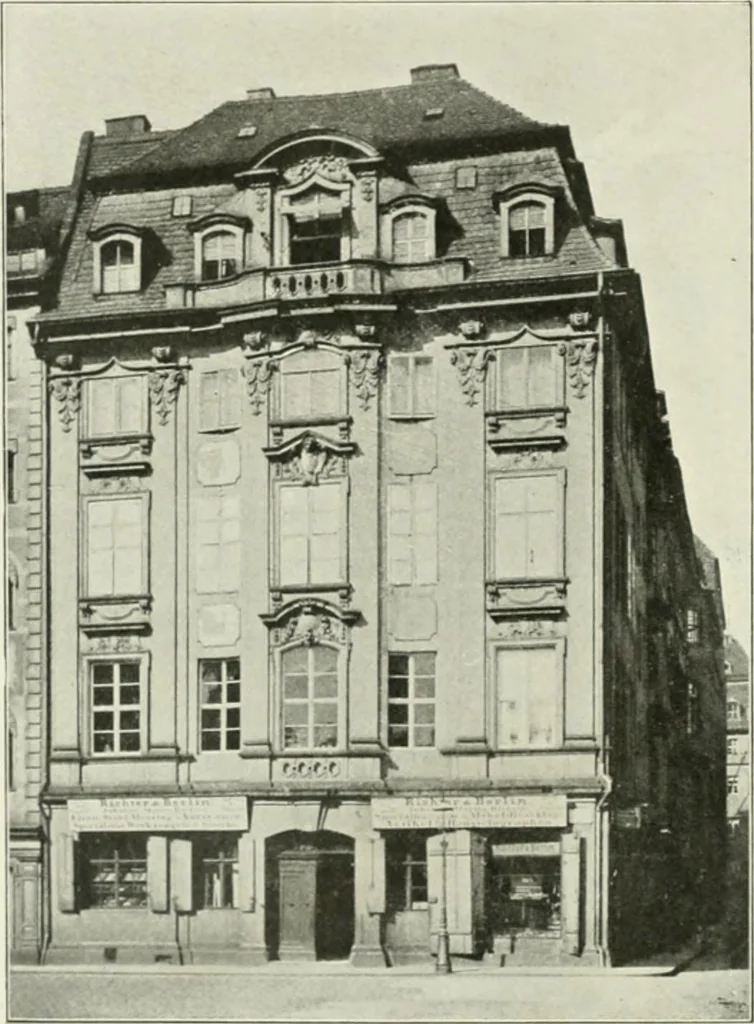 An illustration from Dresde, Freiberg & Meissen, 1911, leaf 64