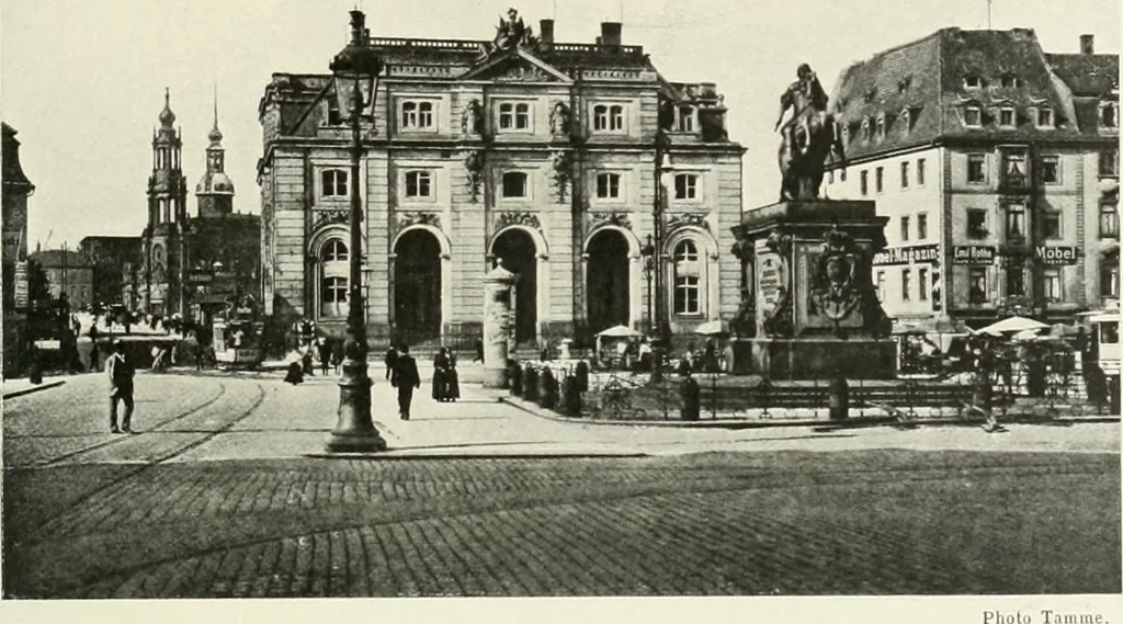 An illustration from Dresde, Freiberg & Meissen, 1911, leaf 67