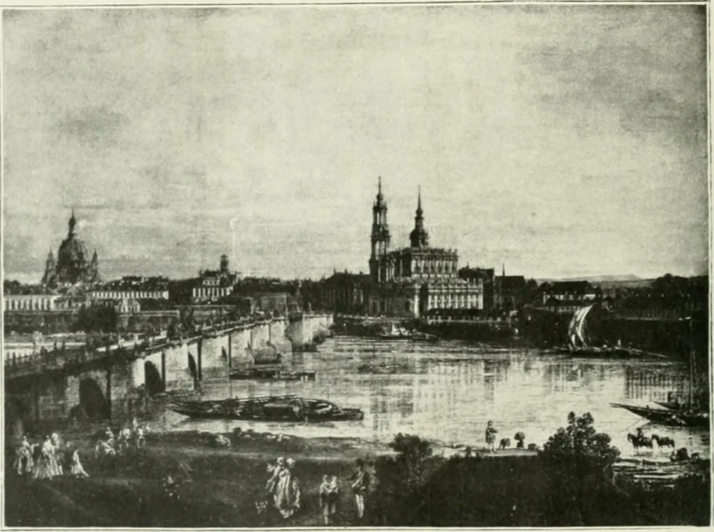 An illustration from Dresde, Freiberg & Meissen, 1911, leaf 76