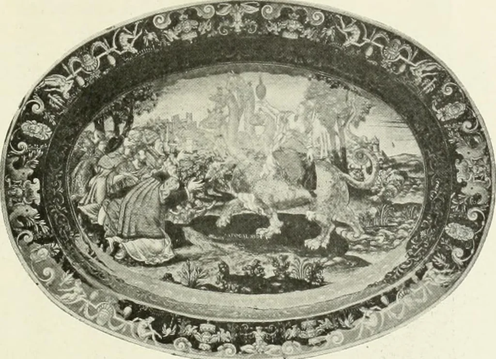 An illustration from Dresde, Freiberg & Meissen, 1911, leaf 89