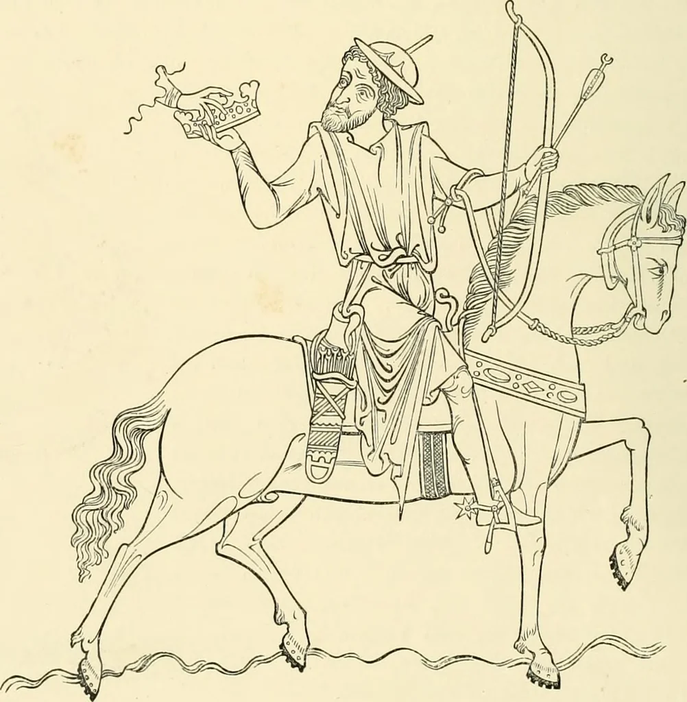 An illustration from Dresses and decorations of the Middle Ages, 1843, leaf 104