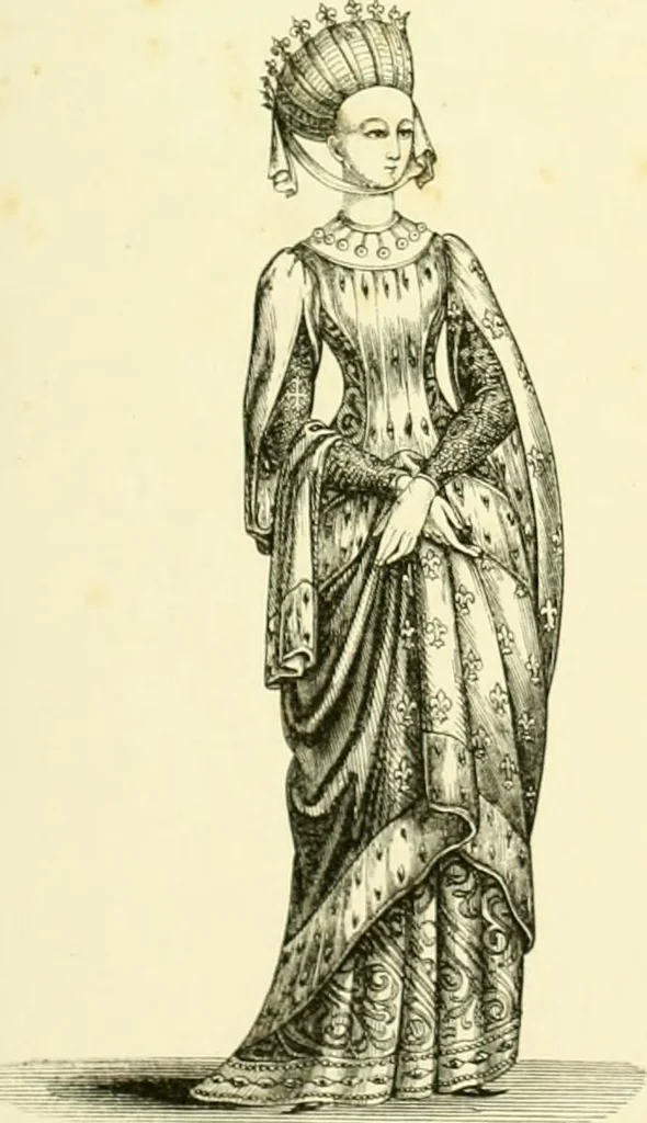 An illustration from Dresses and decorations of the Middle Ages, 1843, leaf 111