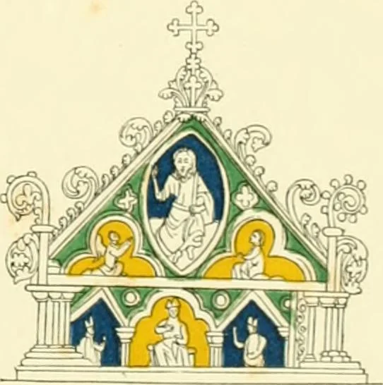 An illustration from Dresses and decorations of the Middle Ages, 1843, leaf 111