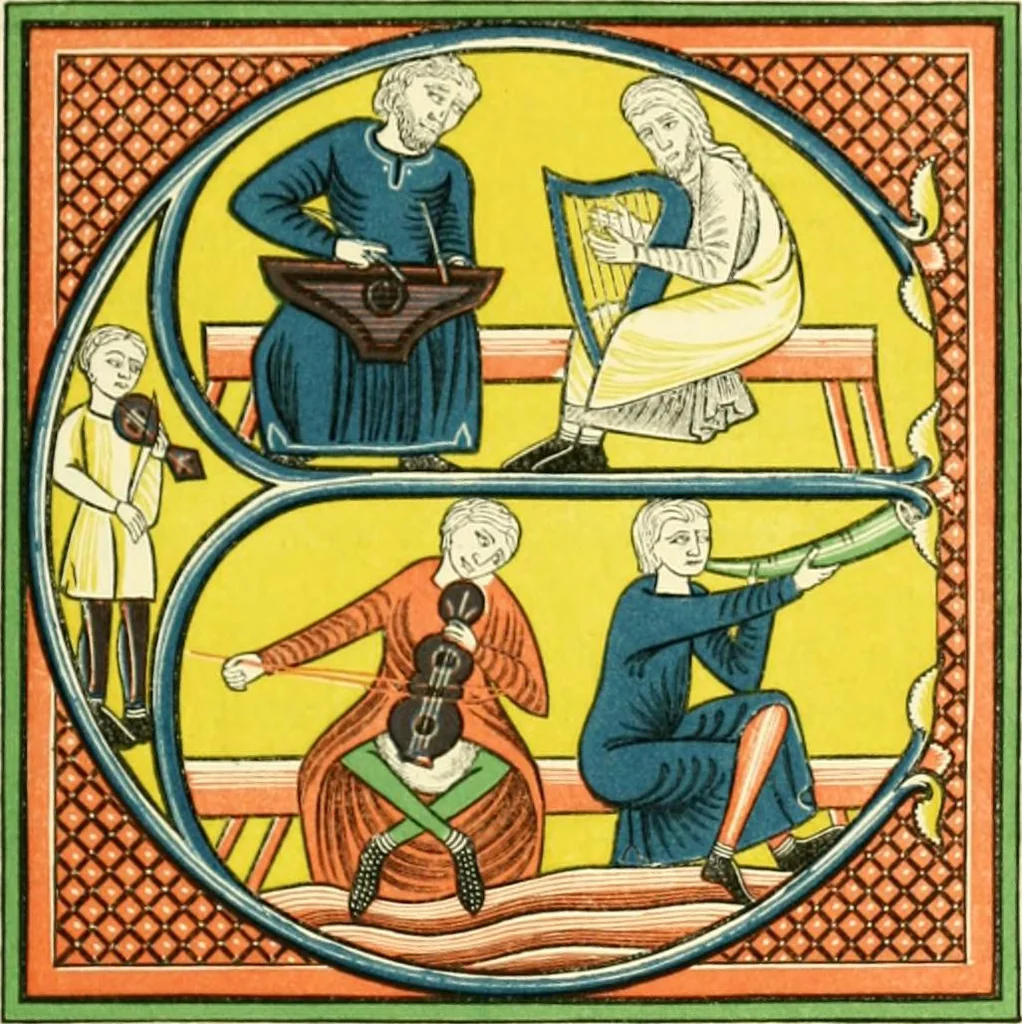An illustration from Dresses and decorations of the Middle Ages, 1843, leaf 115