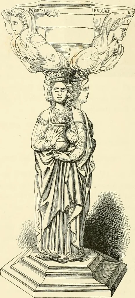 An illustration from Dresses and decorations of the Middle Ages, 1843, leaf 120