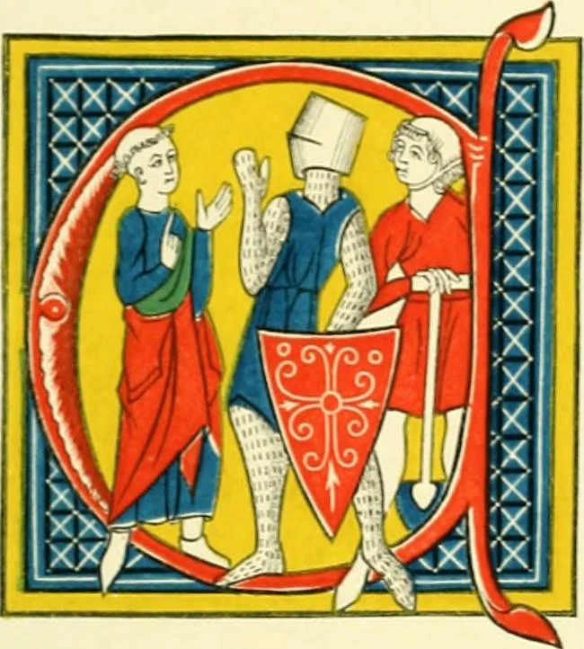 An illustration from Dresses and decorations of the Middle Ages, 1843, leaf 123