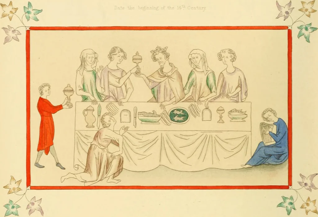 An illustration from Dresses and decorations of the Middle Ages, 1843, leaf 126