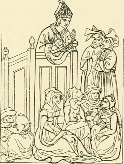 An illustration from Dresses and decorations of the Middle Ages, 1843, leaf 152