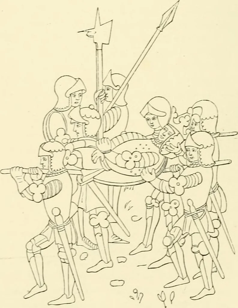 An illustration from Dresses and decorations of the Middle Ages, 1843, leaf 160