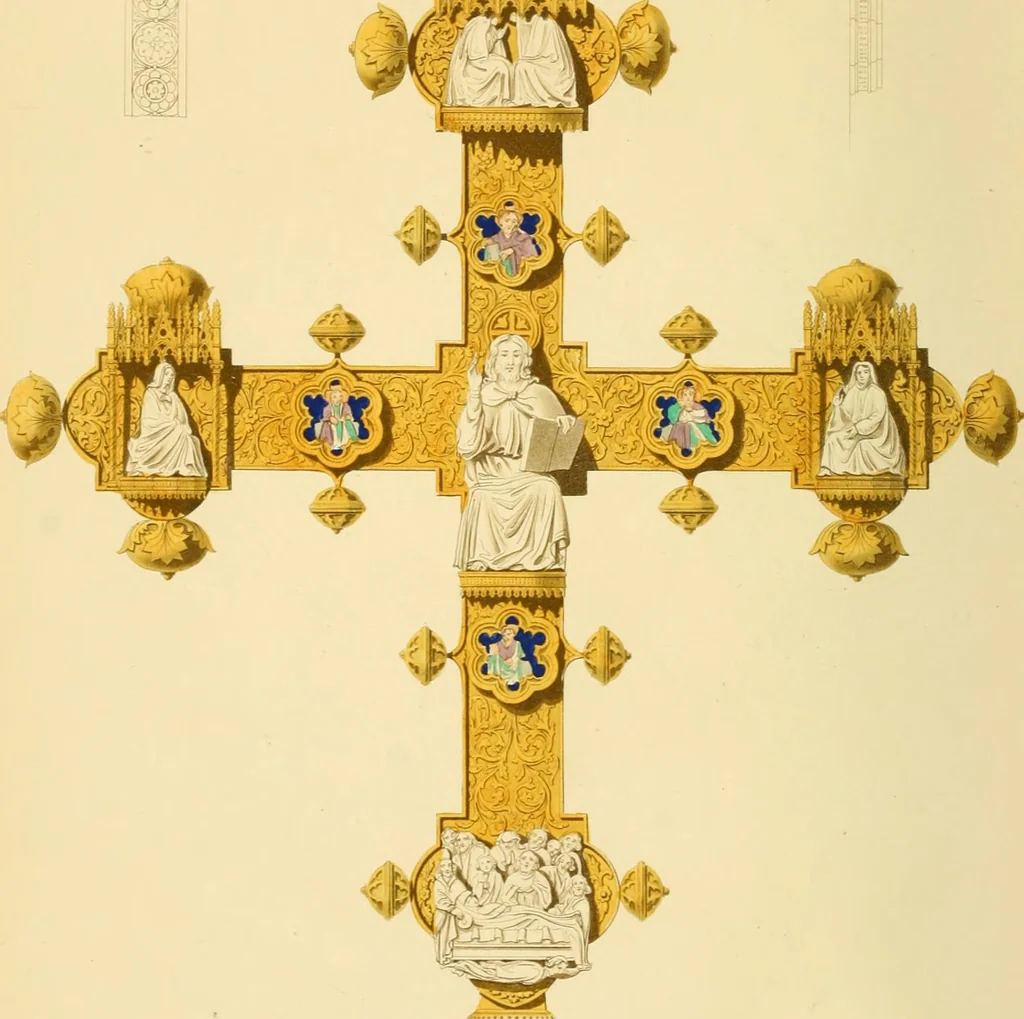 An illustration from Dresses and decorations of the Middle Ages, 1843, leaf 166