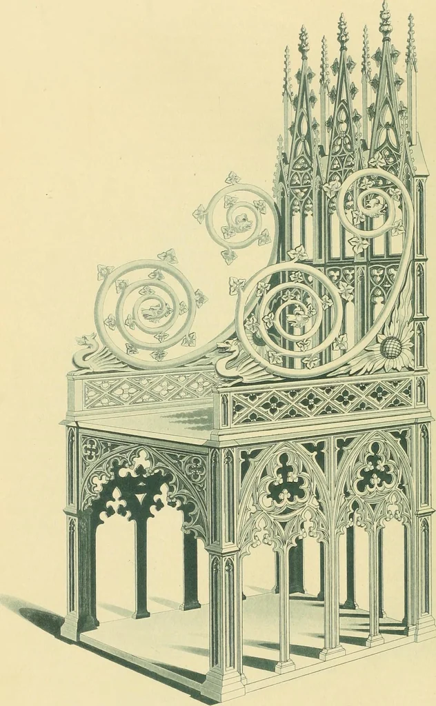 An illustration from Dresses and decorations of the Middle Ages, 1843, leaf 170