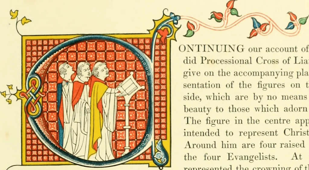 An illustration from Dresses and decorations of the Middle Ages, 1843, leaf 171