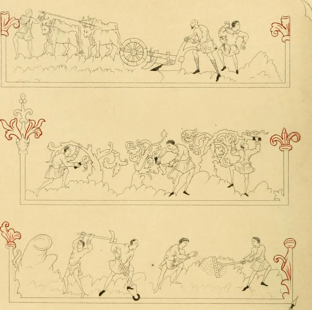 An illustration from Dresses and decorations of the Middle Ages, 1843, leaf 40