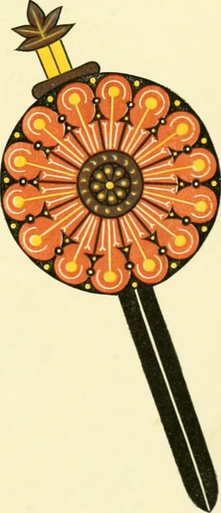 An illustration from Dresses and decorations of the Middle Ages, 1843, leaf 49