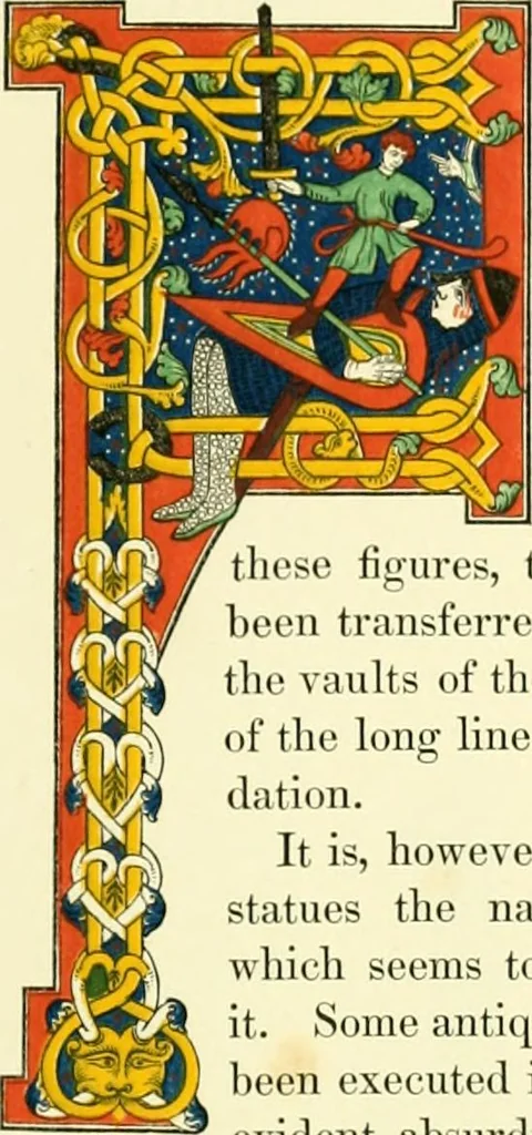 An illustration from Dresses and decorations of the Middle Ages, 1843, leaf 53