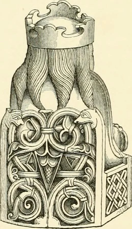 An illustration from Dresses and decorations of the Middle Ages, 1843, leaf 58