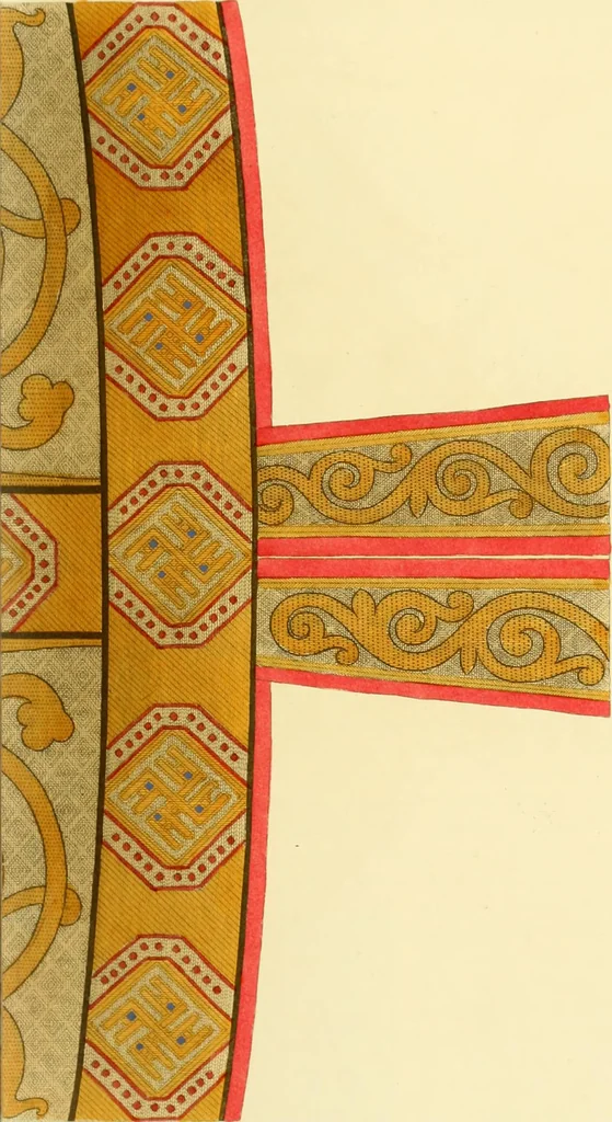 An illustration from Dresses and decorations of the Middle Ages, 1843, leaf 73