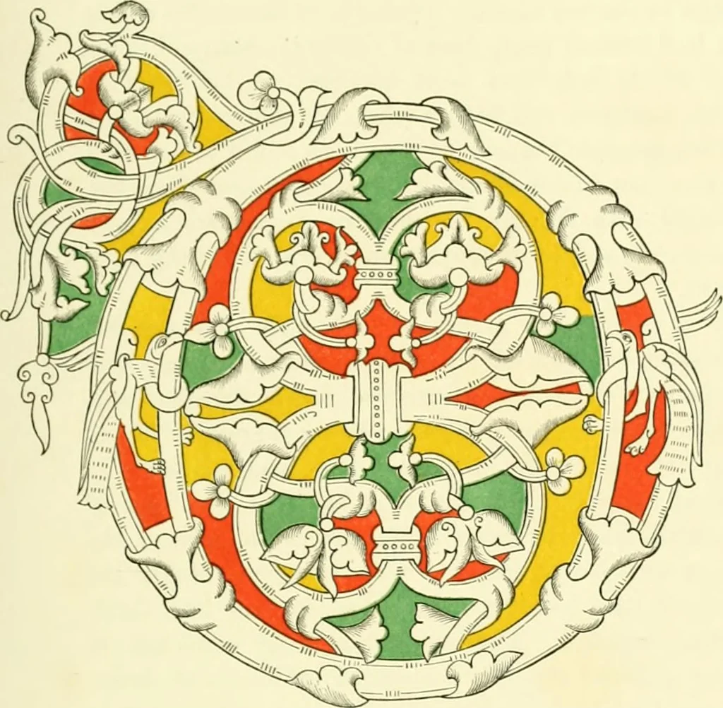 An illustration from Dresses and decorations of the Middle Ages, 1843, leaf 75