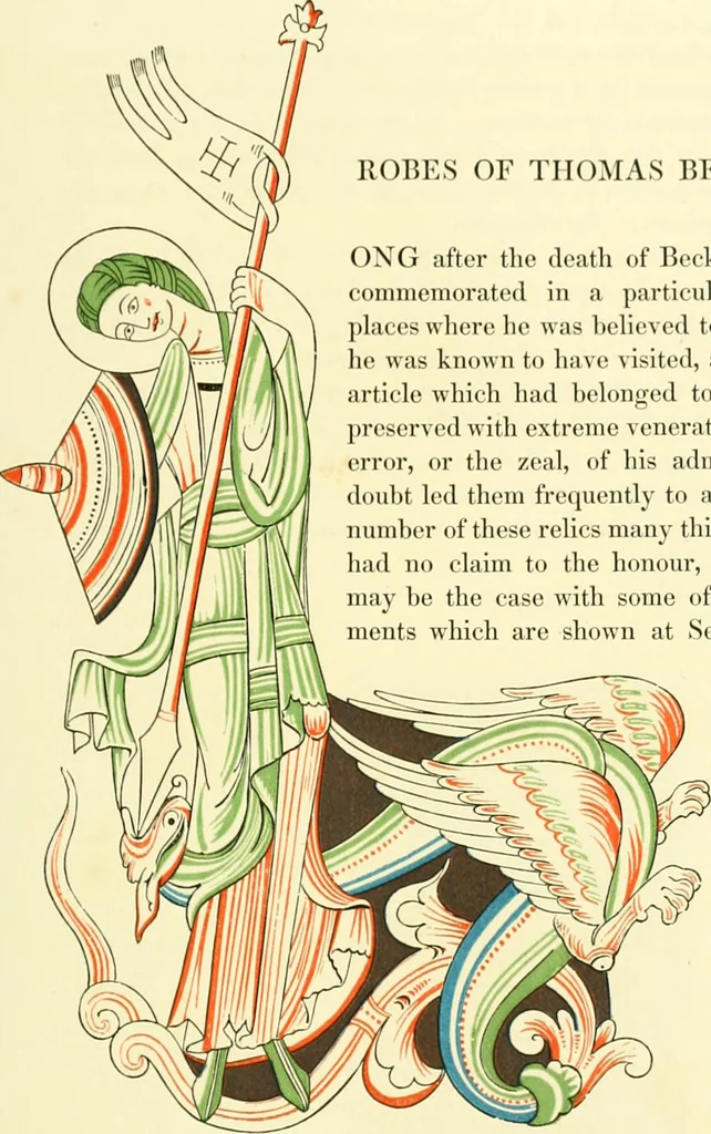 An illustration from Dresses and decorations of the Middle Ages, 1843, leaf 79