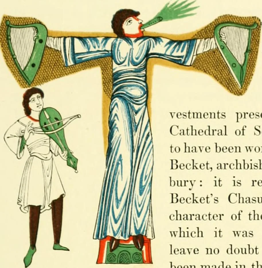 An illustration from Dresses and decorations of the Middle Ages, 1843, leaf 83