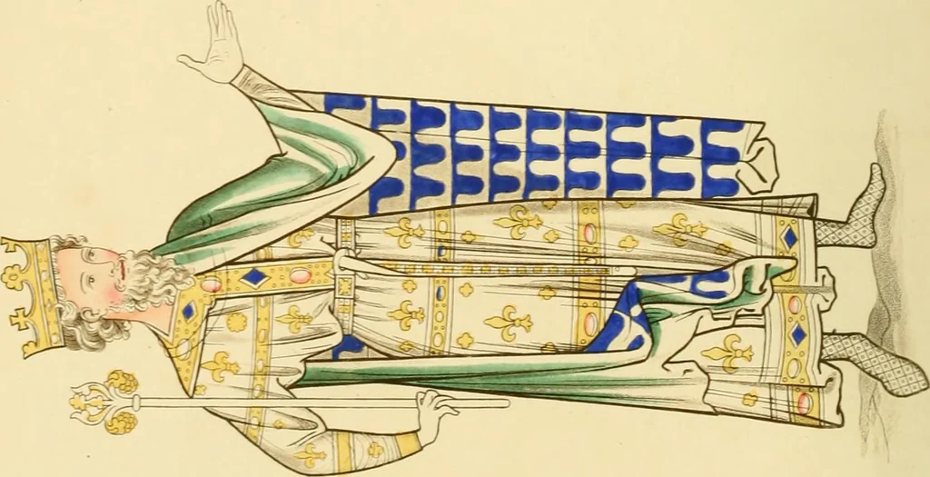 An illustration from Dresses and decorations of the Middle Ages, 1843, leaf 90
