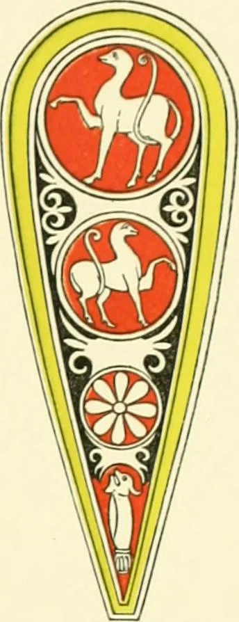 An illustration from Dresses and decorations of the Middle Ages, 1843, leaf 91
