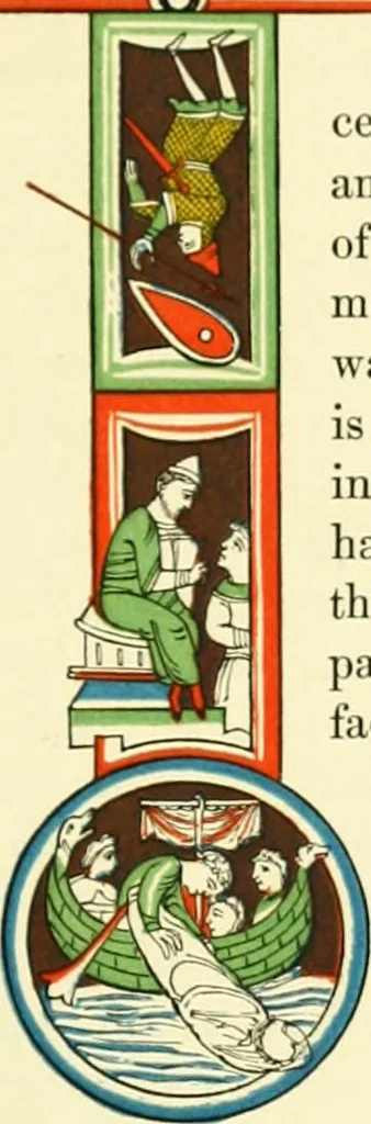 An illustration from Dresses and decorations of the Middle Ages, 1843, leaf 95