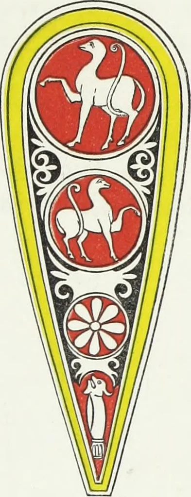 An illustration from Dresses and decorations of the Middle Ages, 1843, leaf 105